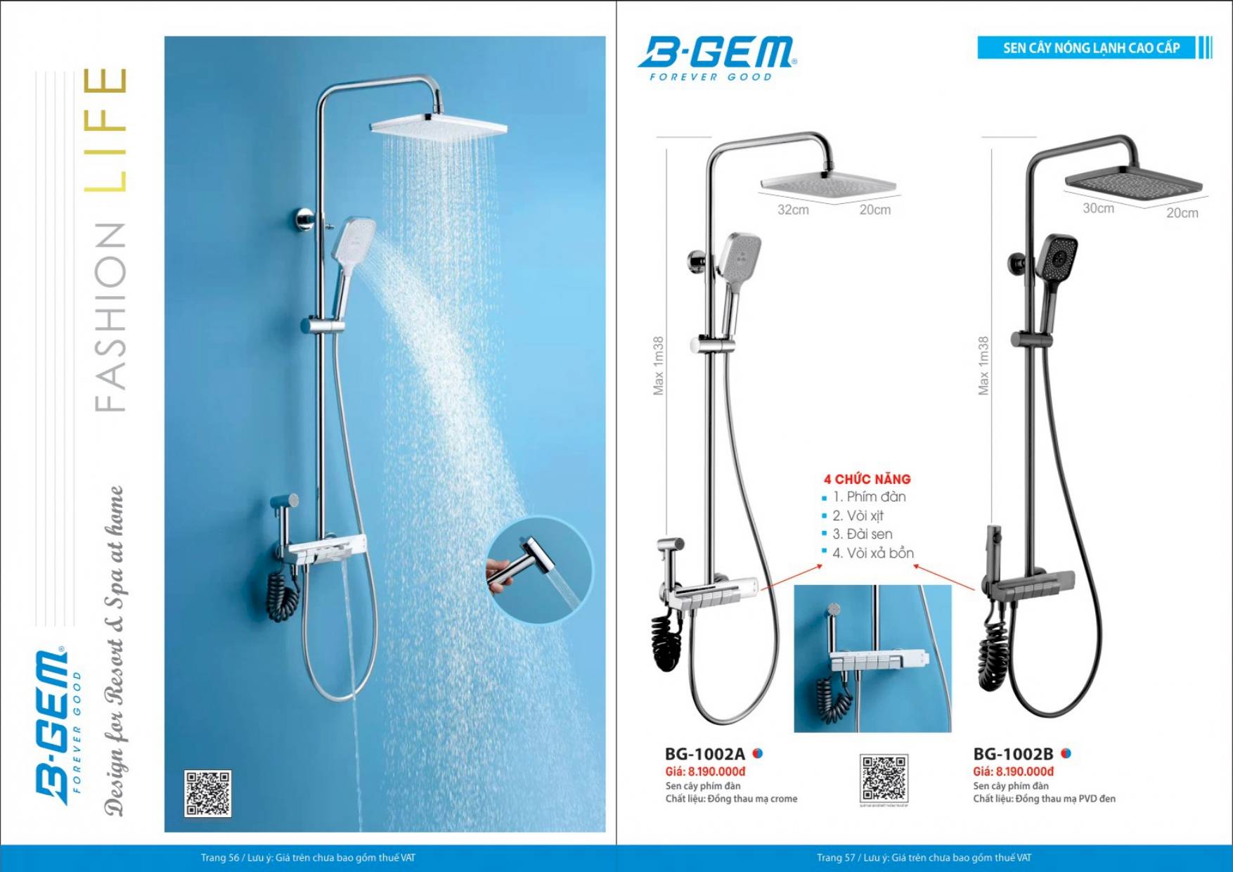 Thiết bị vệ sinh BGEM Catalogue và Bảng giá mới nhất  2024 /Page 29